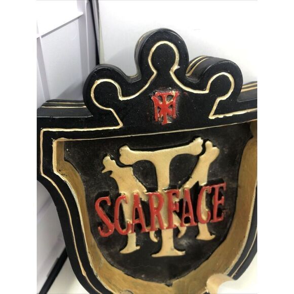 Scarface  Small Glass Ashtray Tony Montana Al Pacino Universal Studios - Picture 8 of 13